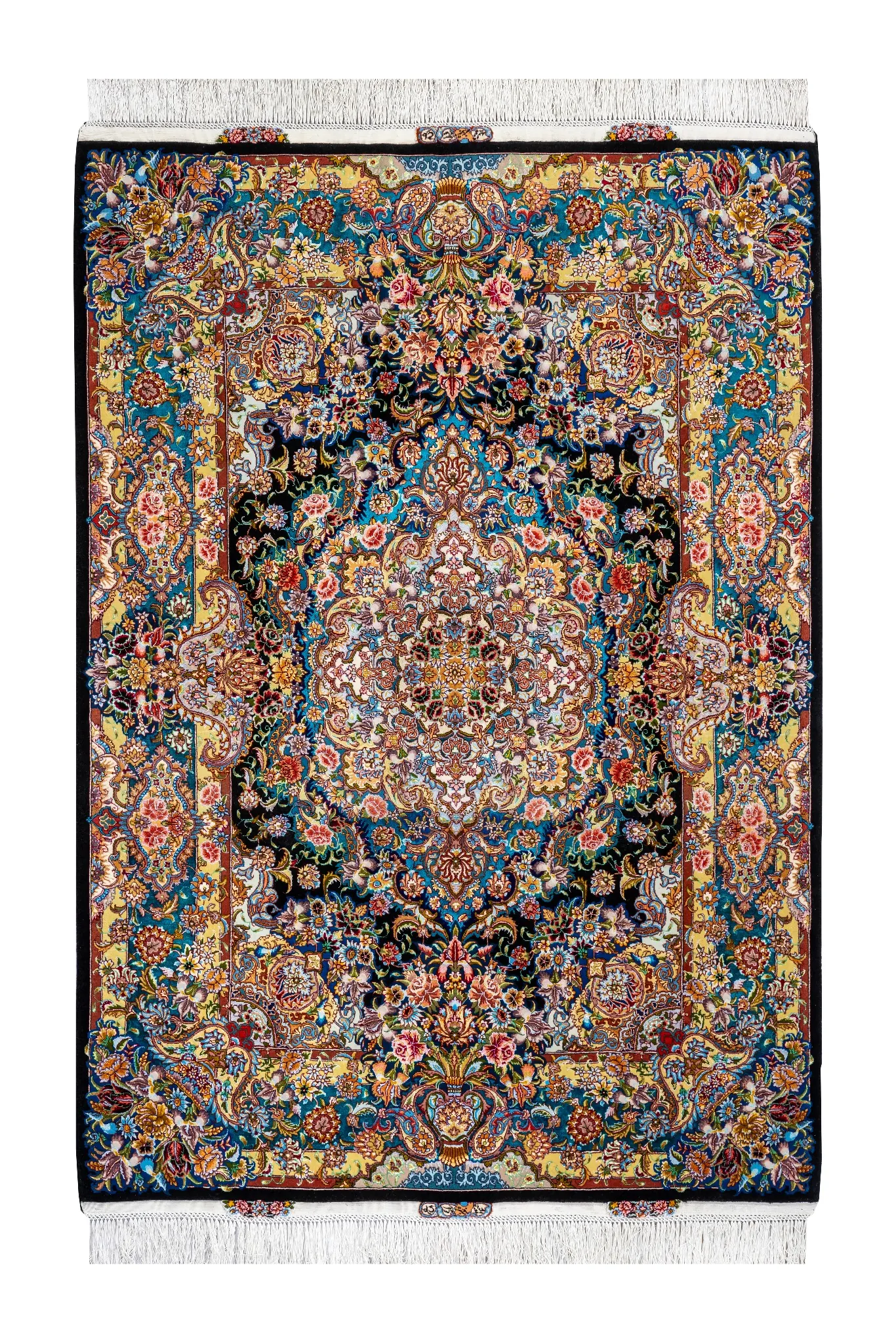iranian-hand-knotted-tabriz-salaari-934-0 Iranian hand-knotted Tabriz rug by Salaari – fine wool and silk, 60 Raj, measuring 3 sqm