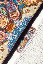 Iranian hand-knotted Tabriz rug by Salaari – fine wool and silk, 60 Raj, measuring 3 sqm