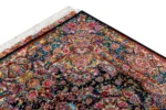 Midnight Garden -  Luxury  Hand-knotted Tabriz Rug - Image 6