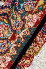 Midnight Garden -  Luxury  Hand-knotted Tabriz Rug - Image 7