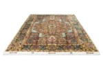 Tabriz Zaare Persian twin carpets, hand-knotted silk and wool, 65 Raj, pastel tones by Parsa Rugs