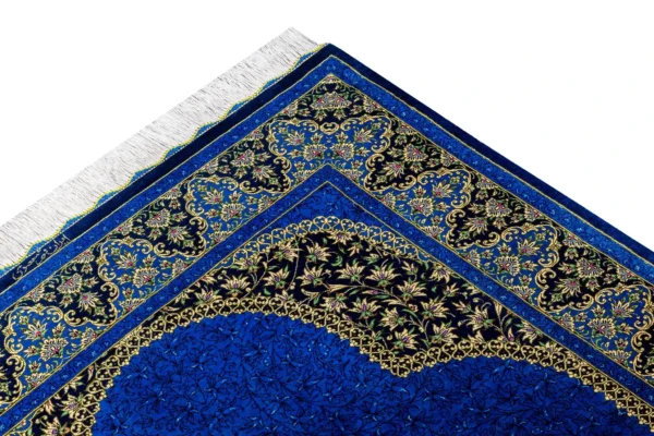 Sapphire Elegance - A collectible Persian silk - Image 5