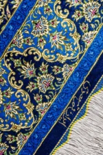 Sapphire Elegance - A collectible Persian silk - Image 6
