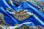 Sapphire Elegance - A collectible Persian silk - Image 7